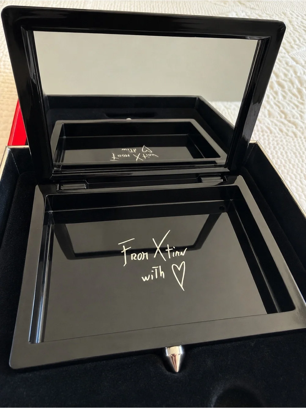 Christian Louboutin Beauty Makeup Case Vanity Mirror Collector Box
